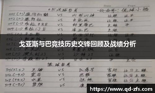 戈亚斯与巴竞技历史交锋回顾及战绩分析